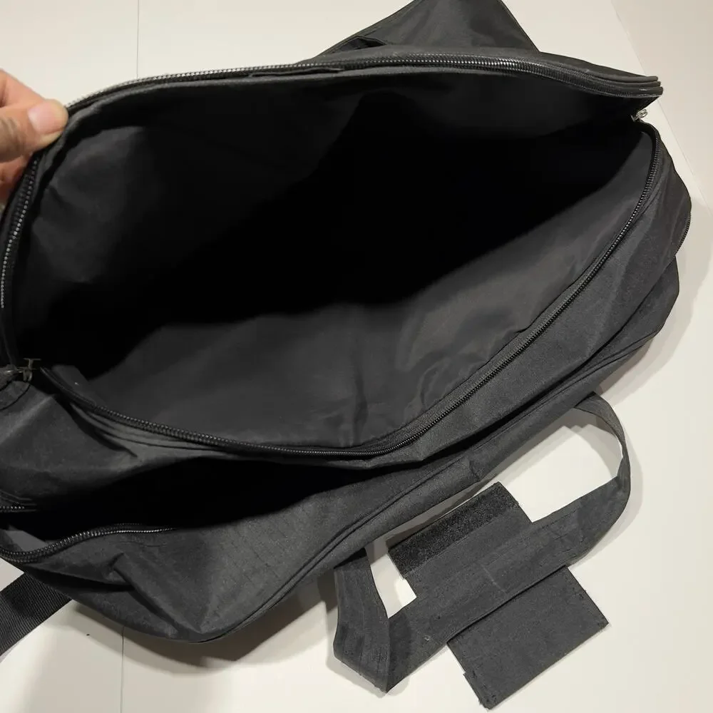 The North Face Duffel Bag Black Rugged Outdoor Water Resistant 25x16x6
